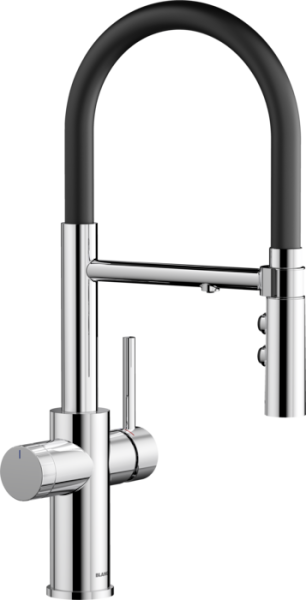 Смеситель кухонный с подключением к фильтру Blanco Catris-S Flexo 526705 хром
